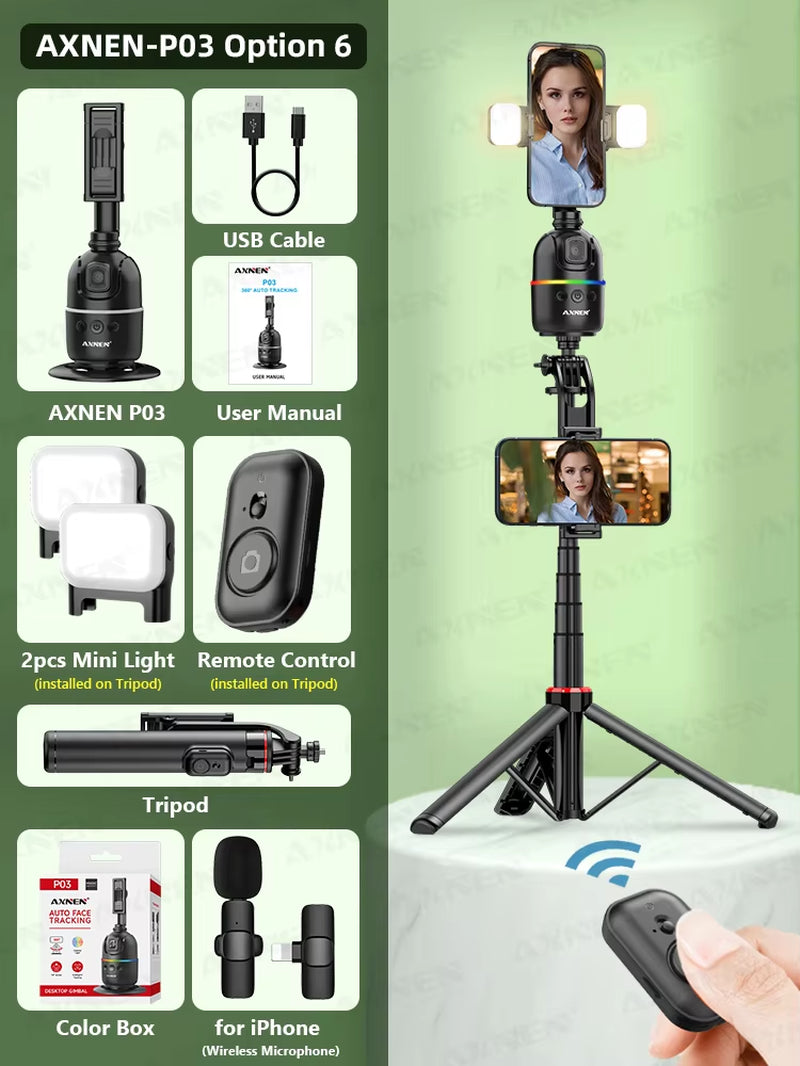 AI Face Tracking Tripod